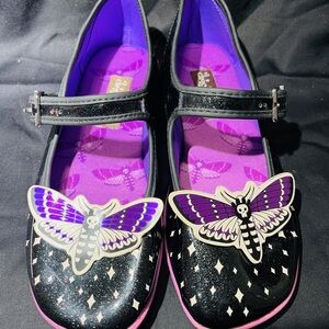 Stylish Kids Dress Shoes with Butterfly Design